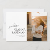 卒業インスパイア発表 案内状 (正面)