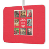 卒業エアフレッシュ8フォトコラージクラスOf Year カーエアーフレッシュナー (左)