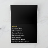 卒業エレガントおめでとう カード (内部)