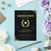 卒業エレガントの招待状 アクリル招待状 (インサイチュ (ウェディング))