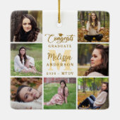 卒業エレガントカスタム7写真部卒業 セラミックオーナメント (裏面)