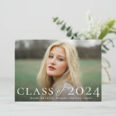 卒業エレガントクラス写真卒業 招待状 (スタンド正面)