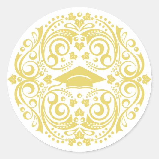 卒業エレガントシール ラウンドシール (正面)