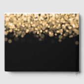 卒業エレガントパーティ金ゴールド灯 ゲストブック (裏面)