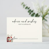 卒業エレガントフローラアドバイス エンクロージャーカード (スタンド正面)