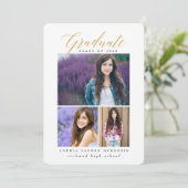 卒業エレガントモダン者 案内状 (スタンド正面)