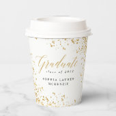 卒業エレガントモダン者 紙コップ (裏面)