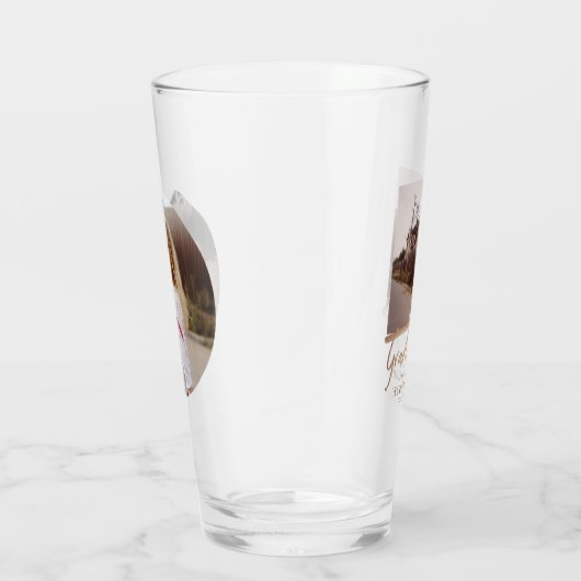 卒業エレガントモダン2枚の写真Faver Beer タンブラーグラス (右)