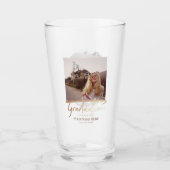 卒業エレガントモダン2枚の写真Faver Beer タンブラーグラス (正面)