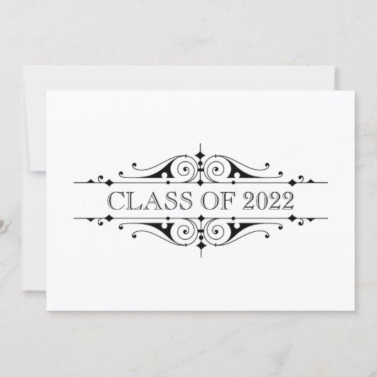 卒業エレガント会 招待状 (裏面)