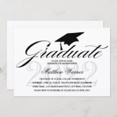 卒業エレガント会 招待状 (正面/裏面)