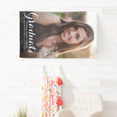 卒業エレガント写真グラードパーティー 横断幕 (インサイチュ)