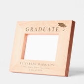 卒業エレガント写真 レーザー彫刻フレーム (左)