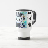 卒業エレガント子猫 トラベルマグ (正面右)
