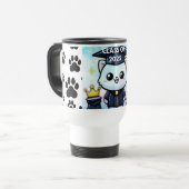 卒業エレガント子猫 トラベルマグ (正面左)