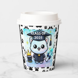 卒業エレガント子猫 紙コップ