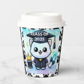 卒業エレガント子猫 紙コップ (正面)
