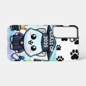 卒業エレガント子猫 SAMSUNG GALAXYケース (裏面横)