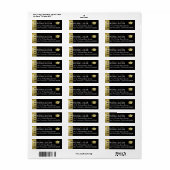 卒業エレガント学名 ラベル (フルシート)