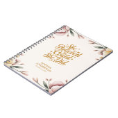 卒業エレガント学年フローラ感動的 ノートブック (左側)