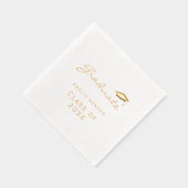 卒業エレガント学級 箔ナプキン (右)