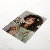 卒業エレガント発表 箔招待状 (回転した状態)