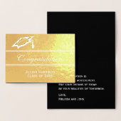 卒業エレガント祝い 箔カード (ディスプレー)