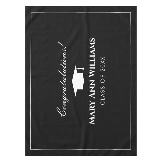 卒業エレガント院用パーティーテーブルクロス テーブルクロス (正面)