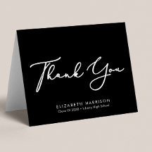 卒業エレガント黒のスクリプト