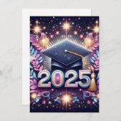 卒業エレガント2025 招待状 (正面/裏面)