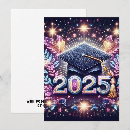 卒業エレガント2025 招待状 (正面/裏面)