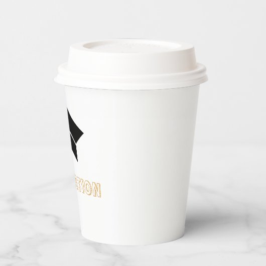 卒業エレガント 紙コップ (左)