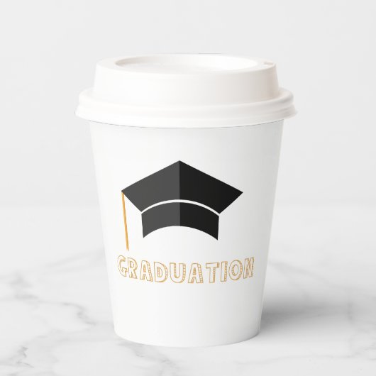 卒業エレガント 紙コップ (正面)