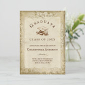 卒業エレガントTan Ivy葉 2023年卒業 案内状 (スタンド正面)