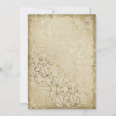 卒業エレガントTan Ivy葉 2023年卒業 案内状 (裏面)