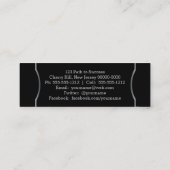 卒業エンブレム·クラスの写真がイントロカードを挿入 コーリングカード (裏面)