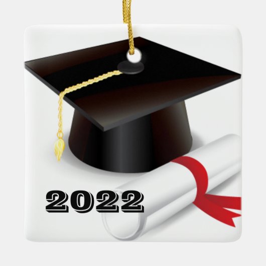 卒業オーナメント セラミックオーナメント (正面)