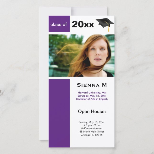 卒業オープンハウス（ダークオーキッド） (正面)