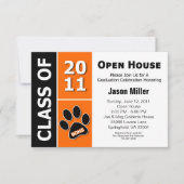 卒業オープンハウス 招待状 (正面)