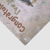 卒業カエルの水色 薄葉紙 (詳細)