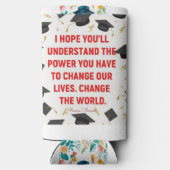 卒業カスタマイズ力クーラー付き開花 スリム缶クーラー (裏面)