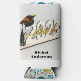 卒業カスタマイズ力クーラー付き開花 スリム缶クーラー