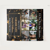 卒業カスタムフォトコラージュ 名前 クラス 年度 タペストリー (正面(横))