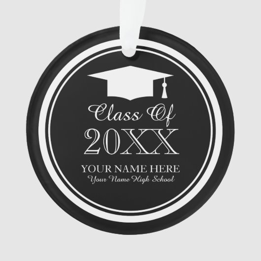 卒業カスタム党が小学生のオーナメントを支持する オーナメント (正面)