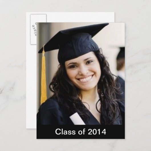 卒業カスタム写真はがき 案内ポストカード (正面/裏面)