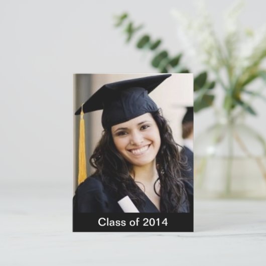卒業カスタム写真はがき 案内ポストカード (スタンド正面)