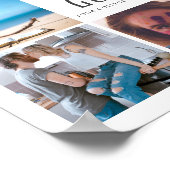 卒業カスタム写真コラージギフト ポスター (角)