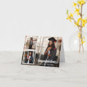 卒業カスタム写真 カード (黄色い花)