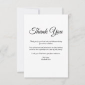 卒業カスタム写真 サンキューカード (裏面)