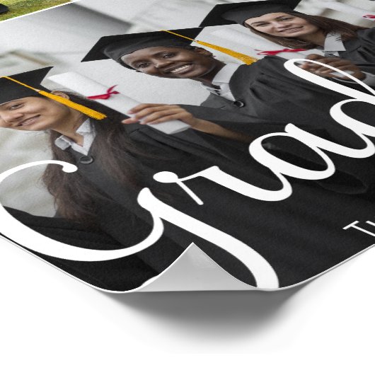 卒業カスタム写真 ポスター (角)